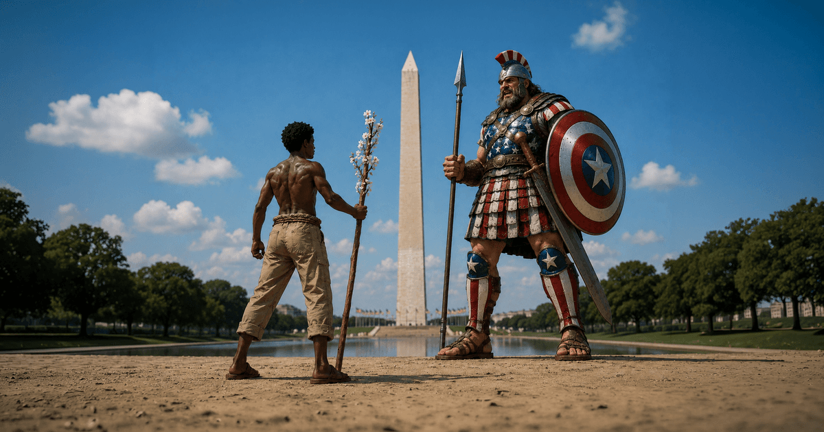 David versus Goliath: The Staff, Not the Slingshot